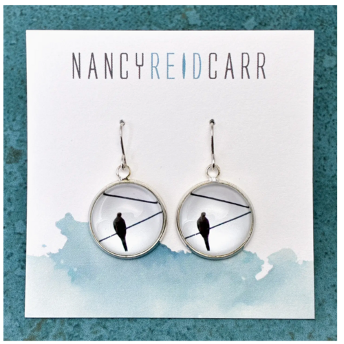  Nancy Reid Carr Dainty Drop Earrings Lone Bird 