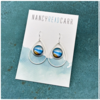 Nancy Reid Carr Duo Teardrop Earrings Serene Beach