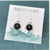 Nancy Reid Carr Oval Orbit Earrings Star