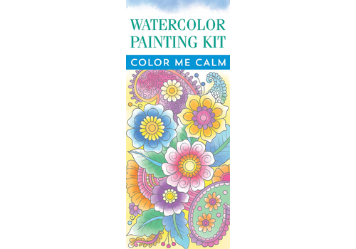  Peter Pauper Press Color Me Calm Watercolor Painting Kit 