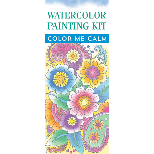  Peter Pauper Press Color Me Calm Watercolor Painting Kit 