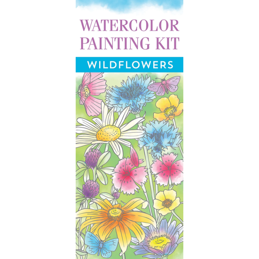 Wildflowers Watercolor Painting Kit