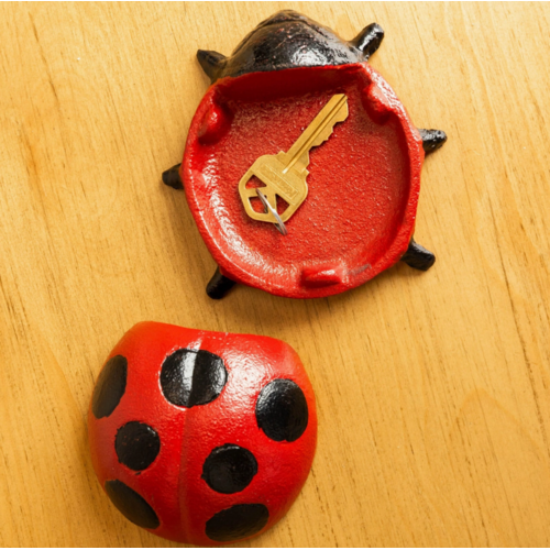  Audrey's Home & Gift Cast Iron Ladybug Key Hider 