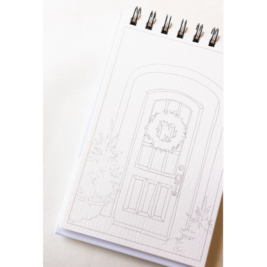 Little Bit of Winter Mini Watercoloring Book