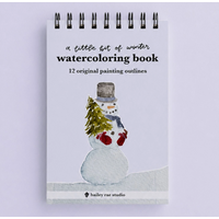 Little Bit of Winter Mini Watercoloring Book