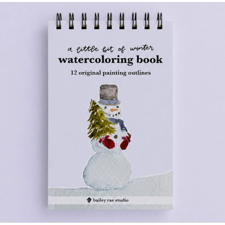 Little Bit of Winter Mini Watercoloring Book