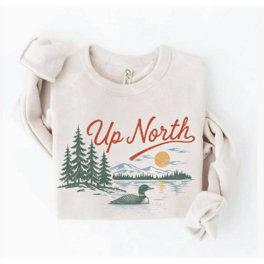 UP NORTH Sweatshirt Heather Dust