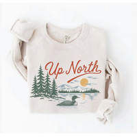 UP NORTH Sweatshirt Heather Dust