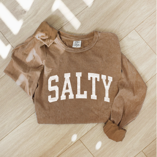  Oat Collective SALTY Long Sleeve Tee Toast 