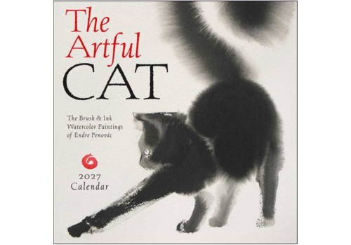  Simon & Schuster Artful Cat 2027 Wall Calendar 