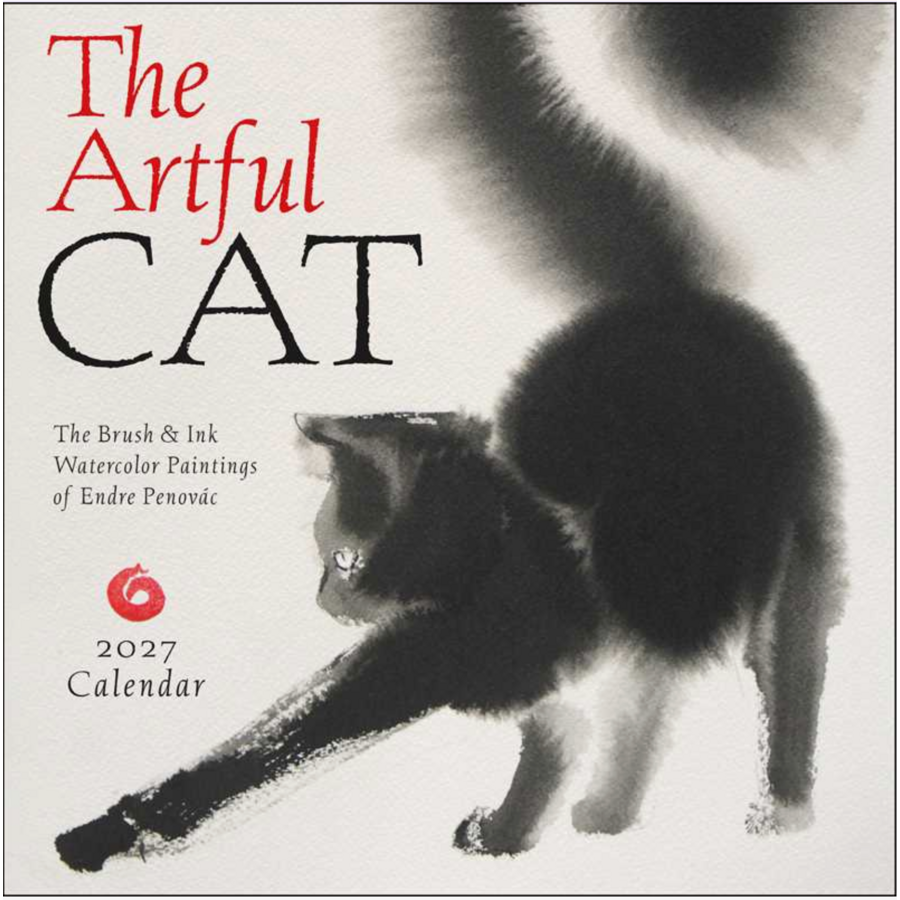 Artful Cat 2027 Wall Calendar