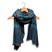 Chevron Plaid Scarf