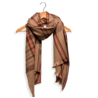 Chevron Plaid Scarf