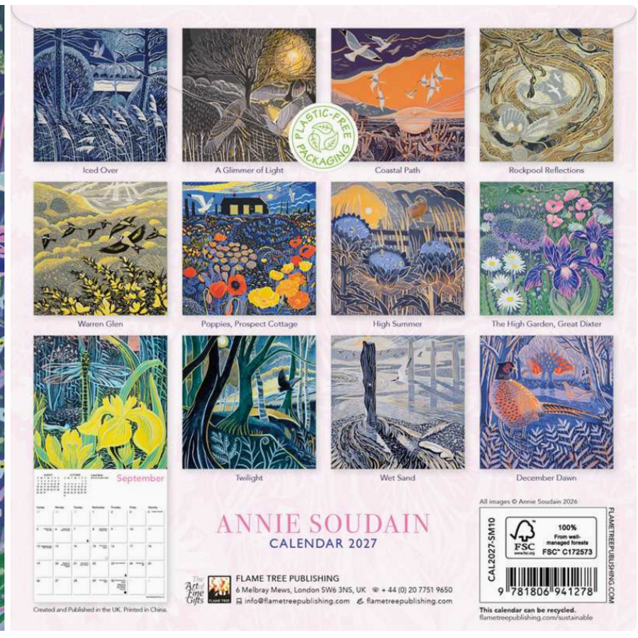 Annie Soudain Mini Wall Calendar 2027
