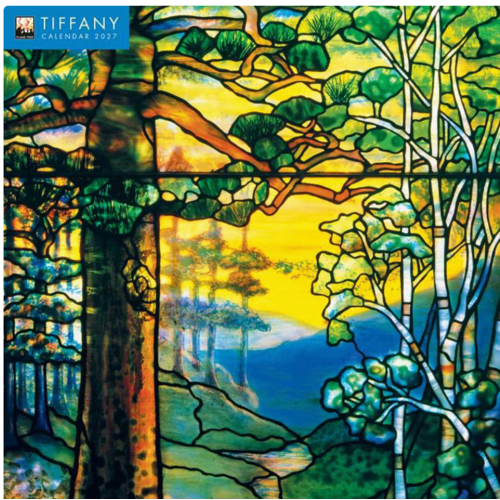  Simon & Schuster Tiffany Wall Calendar 2027 