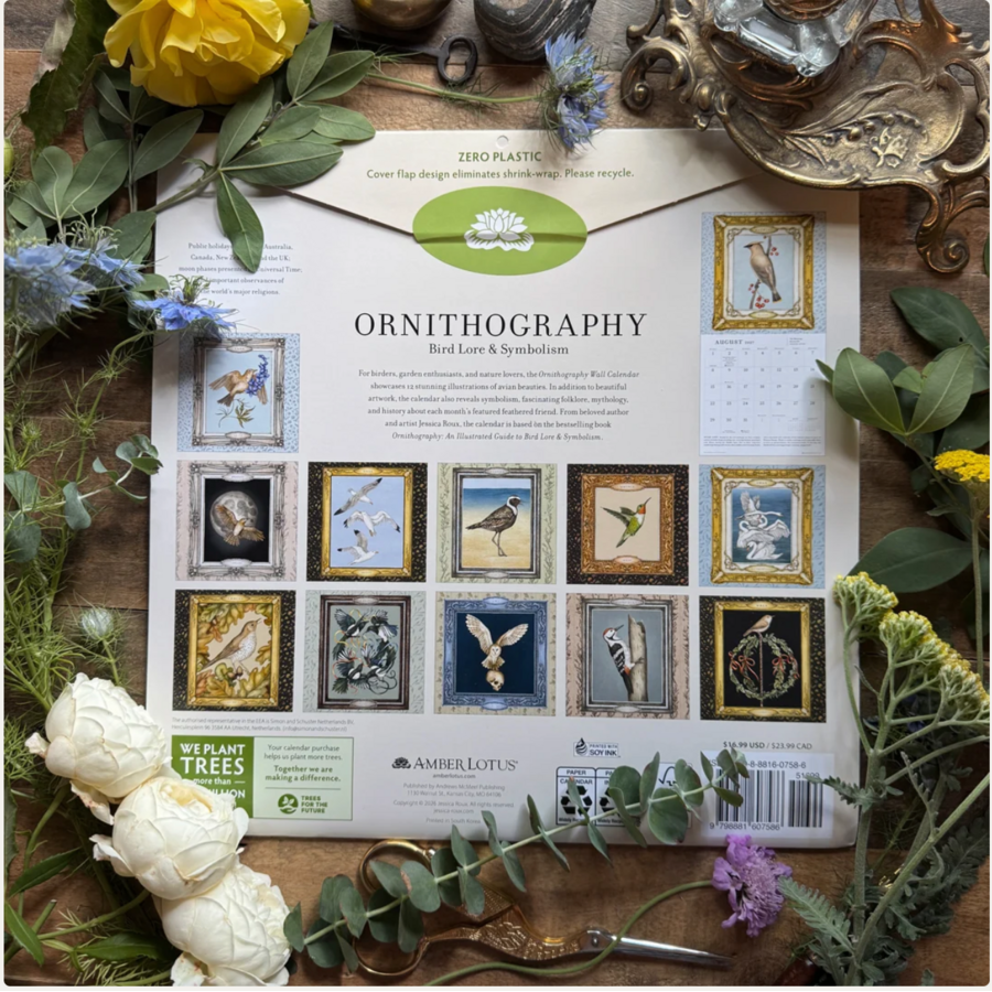 Ornithography 2027 Wall Calendar