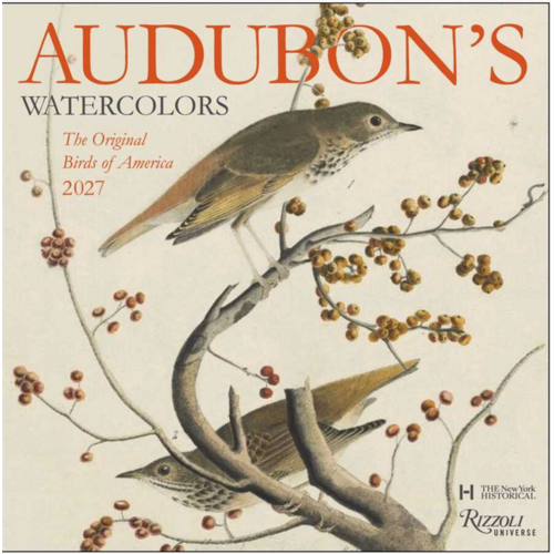  Simon & Schuster Audubon's Watercolors 2027 Wall Calendar 