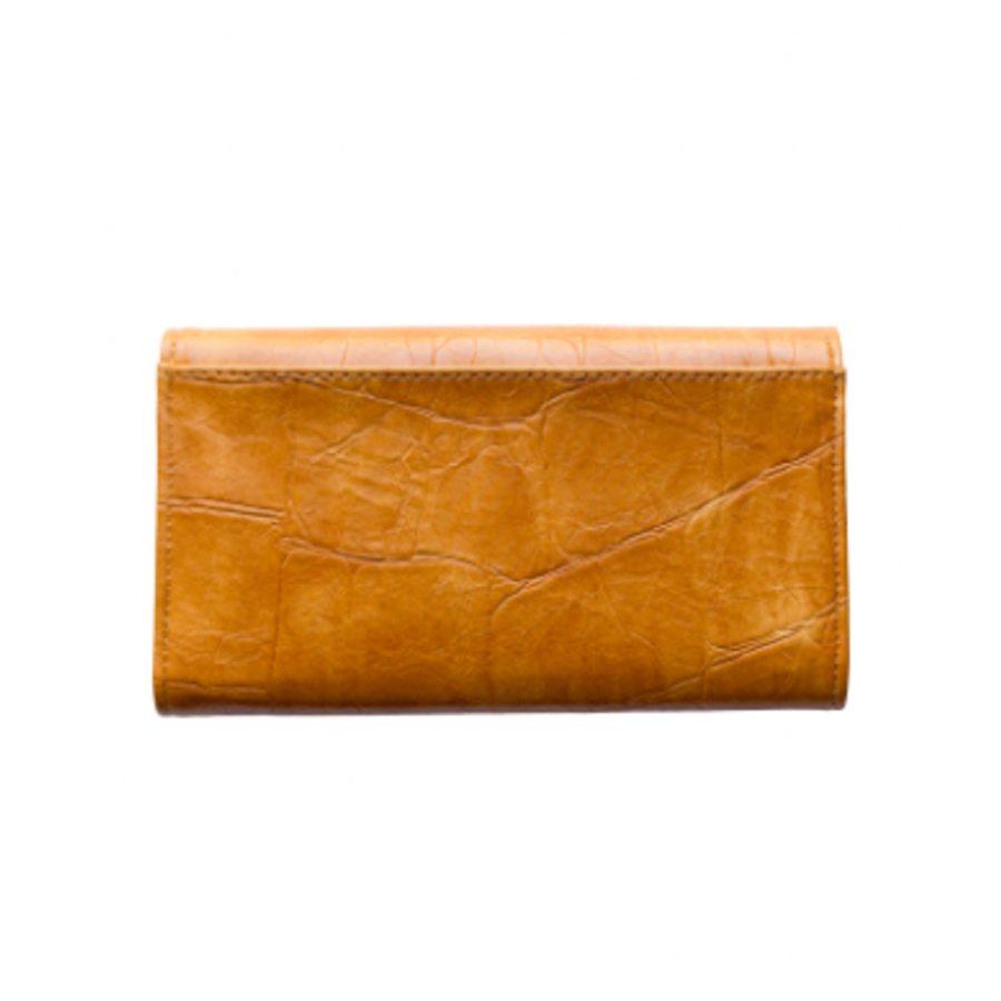 Faux Crocodile Tri-Fold Wallet