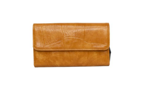  Joy Accessories Faux Crocodile Tri-Fold Wallet 