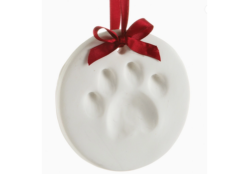  Pet Palette Distribution Clay Pawprint Ornament 