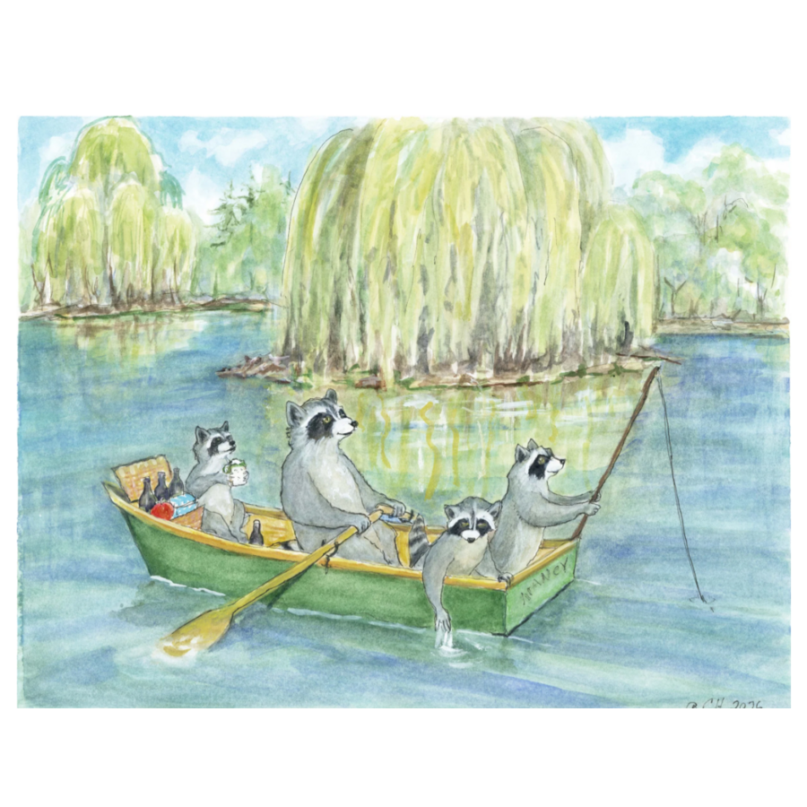 Lake Outing Card