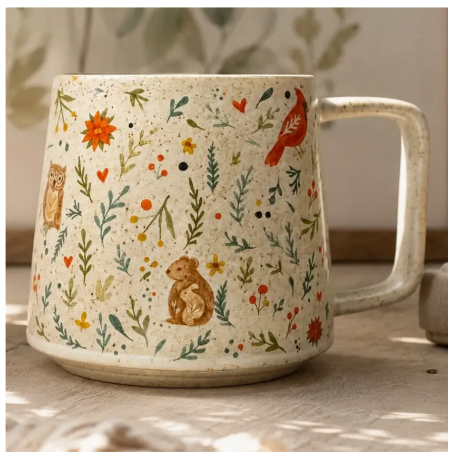 Woodland Tidings Ceramic Mug