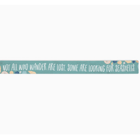 16" Wooden Sign Wander Lost Seashells