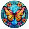Andreas Butterfly Stained Glass Jar Opener
