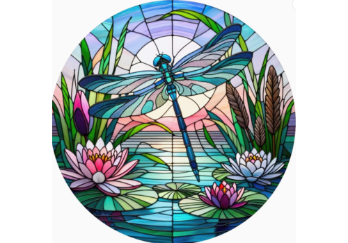  Andreas Stained Glass Dragonfly Jar Opener 