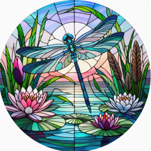  Andreas Stained Glass Dragonfly Jar Opener 