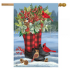 Winter Boots House Flag
