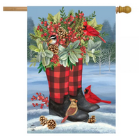 Winter Boots House Flag