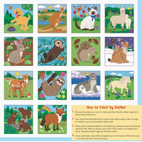 My First Color-By-Sticker Book - Furry Friends