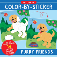 My First Color-By-Sticker Book - Furry Friends