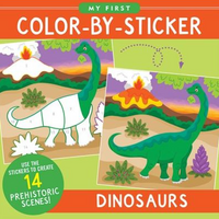 My First Color-By-Sticker Book - Dinosaurs