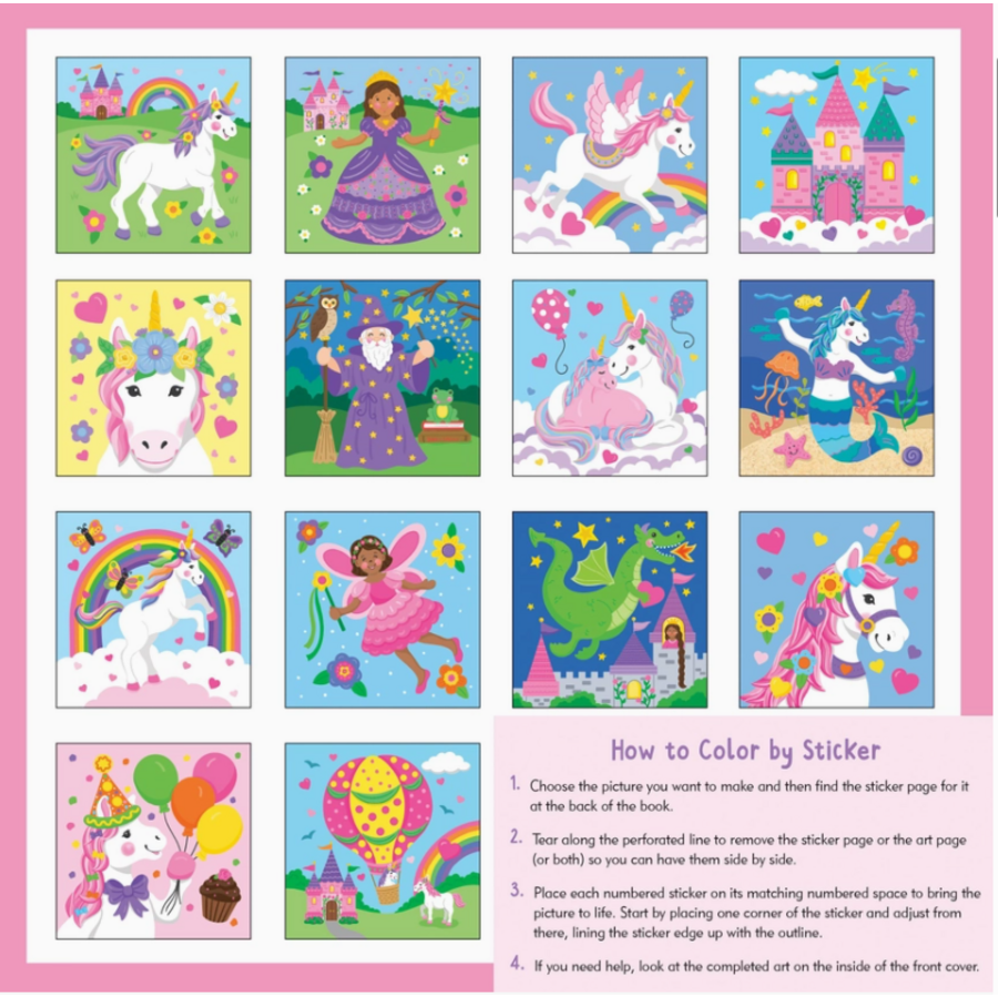 My First Color-By-Sticker Book - Unicorns