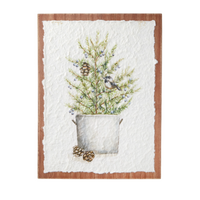 15.75" Potted Tree Wall Art