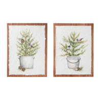 15.75" Potted Tree Wall Art