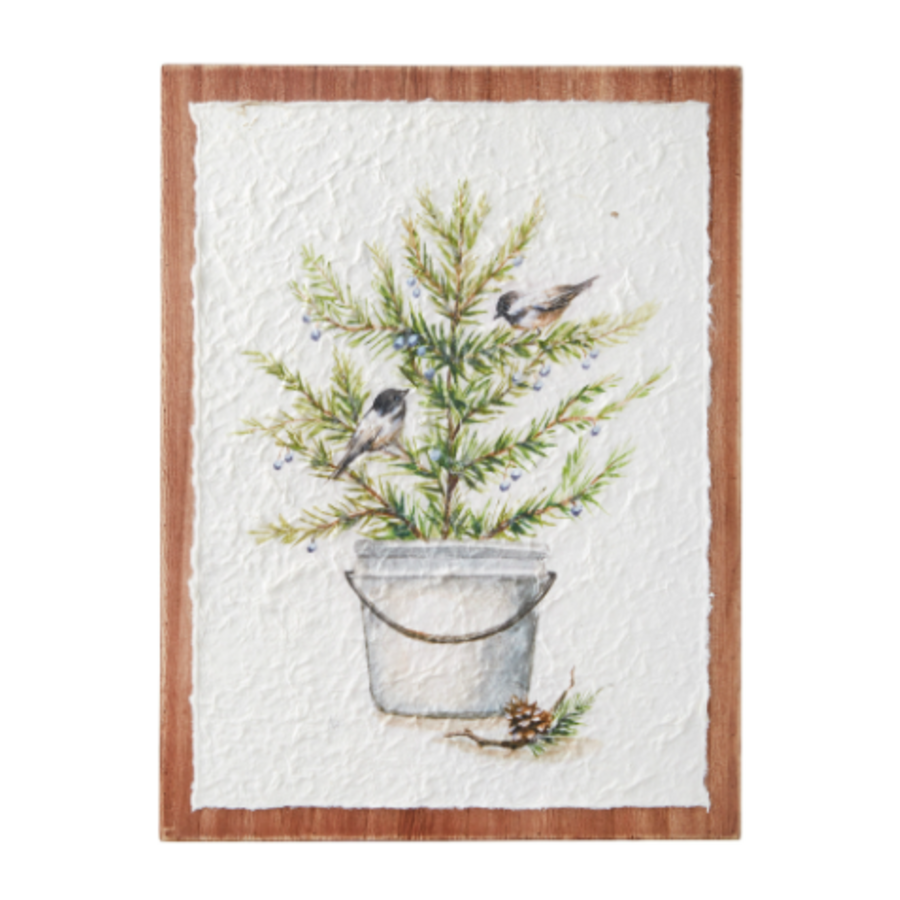 15.75" Potted Tree Wall Art