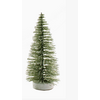 Silver Tree Home & Holiday Green Bottle Brush Tree Iridescent Glitter