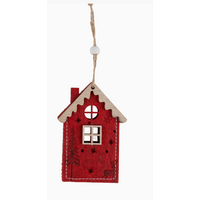Felt House Ornament