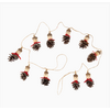 Silver Tree Home & Holiday Pinecone and Acorn Top Santa Garland