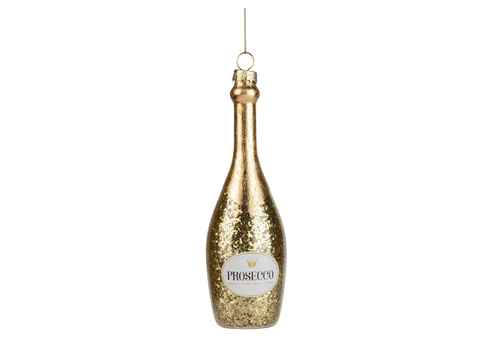  Silver Tree Home & Holiday Glass Gold Prosecco Ornament 