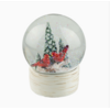 Silver Tree Home & Holiday Snow Globe Cardinals with Tree Scene
