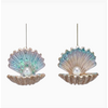 Silver Tree Home & Holiday Resin Clam Shell with Pearl Ornament