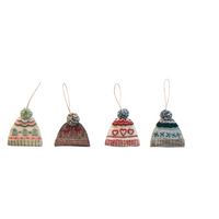 Handmade Wool Hat Ornament