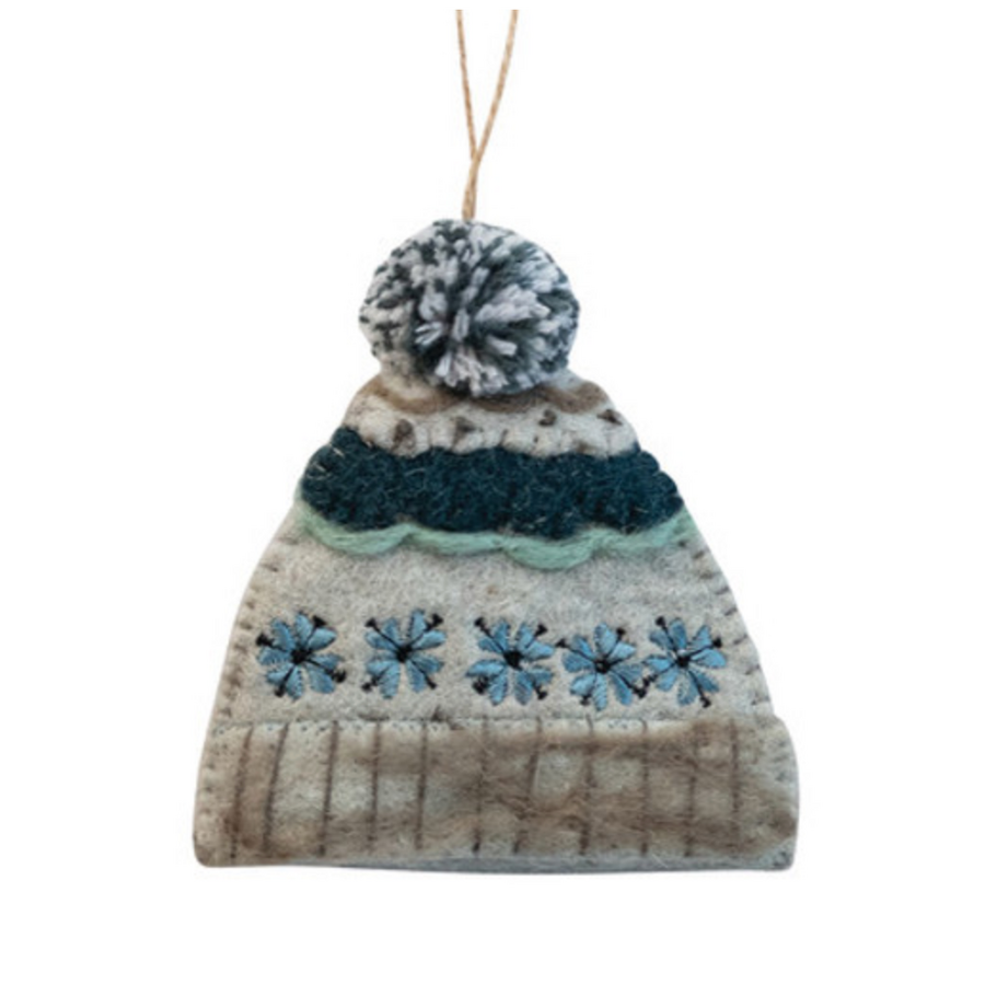 Handmade Wool Hat Ornament