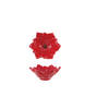 Creative Co-Op Ceramic Poinsettia Shaped Dish