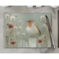 Nature Inspired Tempered Glass Cutting Board & Serving Tray