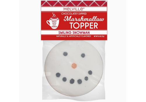  Melville Candy Company Snowman Marshmallow Cocoa Topper 